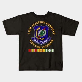 74th Aviation Company - Vietnam Veteran Kids T-Shirt